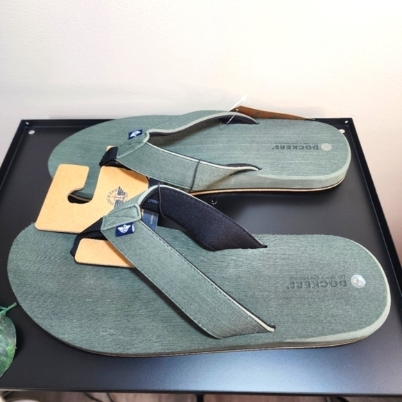 DOCKERS Men\'s Premium Flip Flop Sandals Size XL 12-13 main image 11